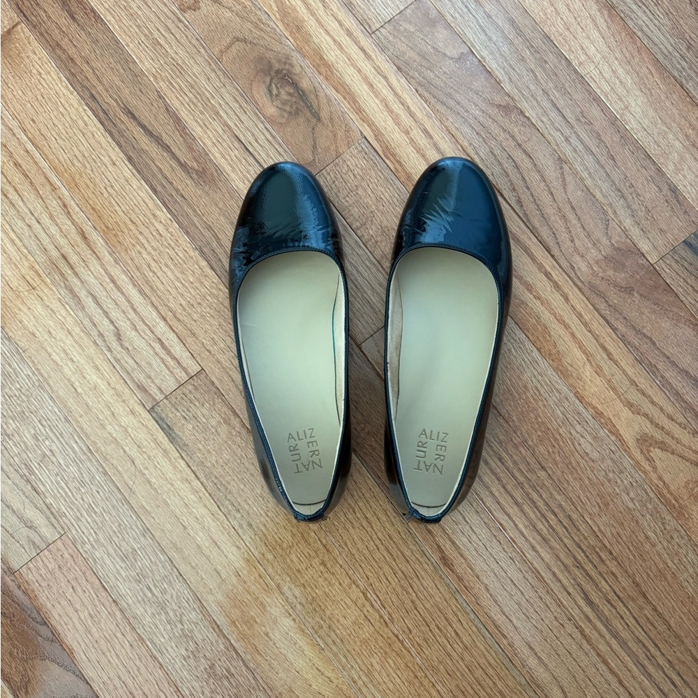 THERAPY Lazer White Patent Ballet Flat